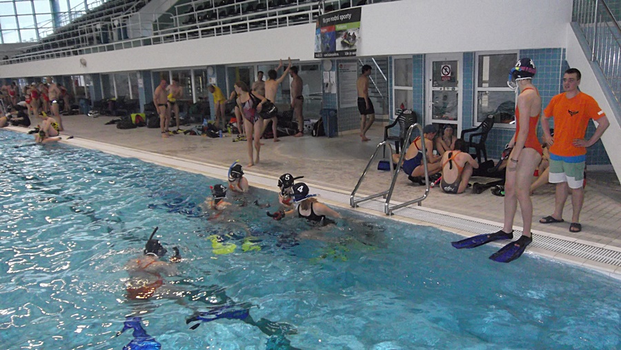 Hokej pod wodą Walenie Czechy V 2015